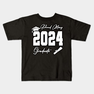 proud momy graduate class of 2024 funny senior Kids T-Shirt